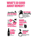 Remedy Kombucha Ginger Lemon 4 x 330ml - McGrocer