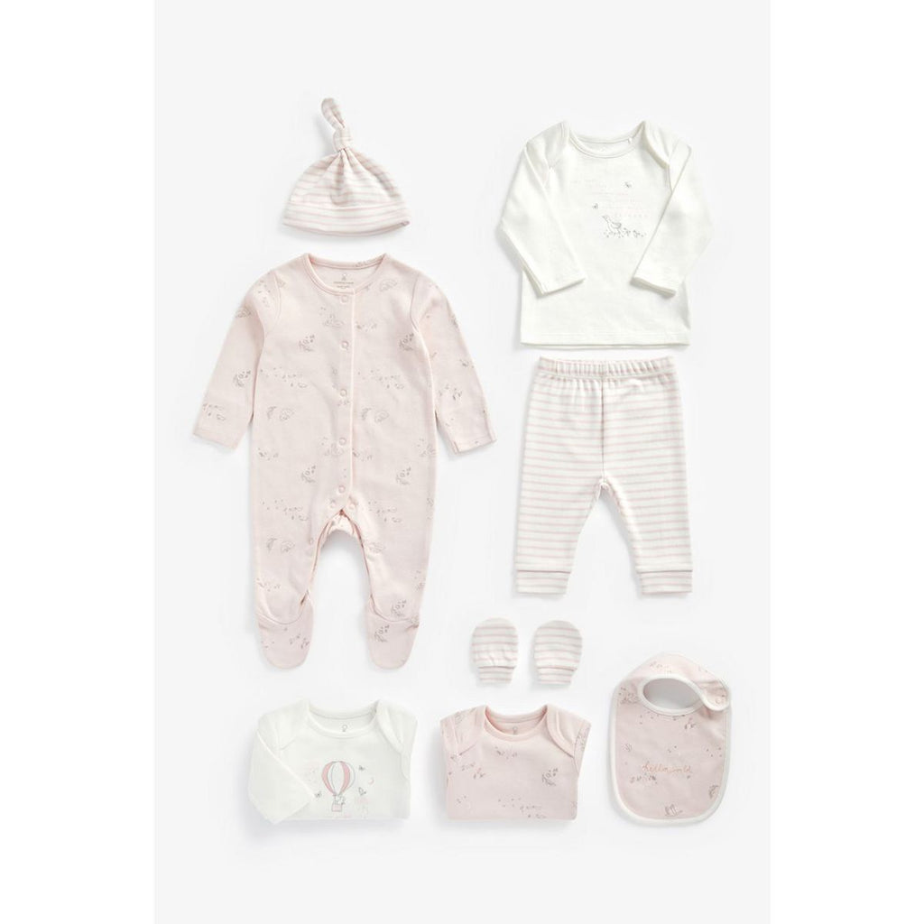 Newborn Girl 8 Piece Set