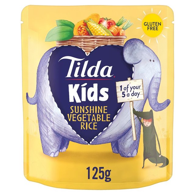 Tilda Kids Sunshine Vegetable Rice   125g