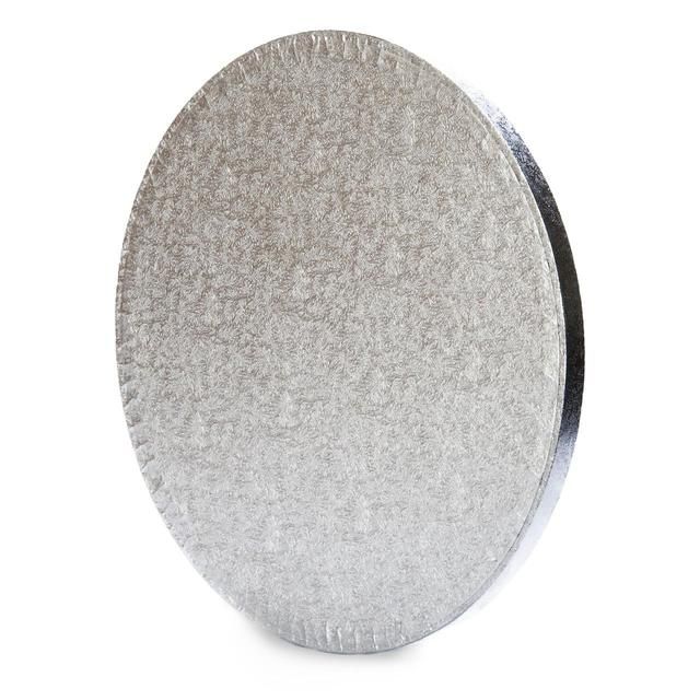 Silver Round Cake Drum 25cm