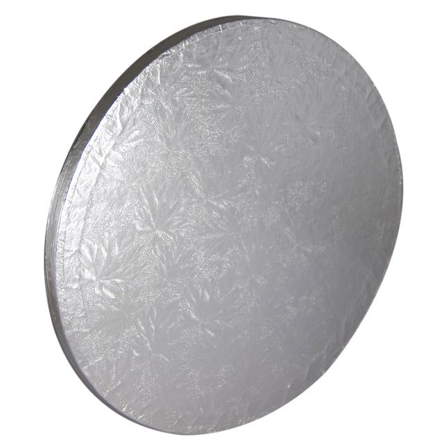 Silver Round Cake Drum 25cm GOODS M&S   