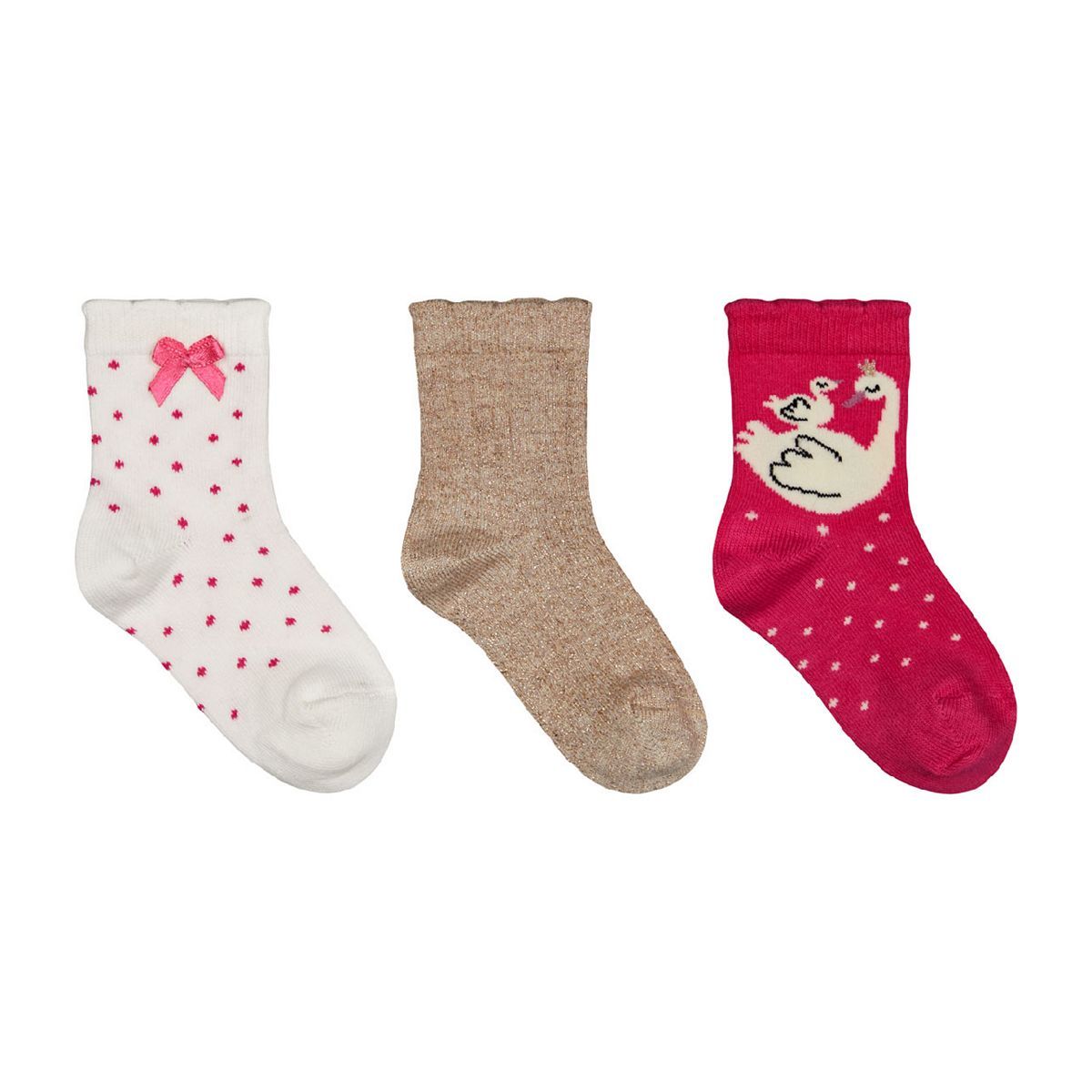 Pink Swan Socks - 3 Pack GOODS Boots   