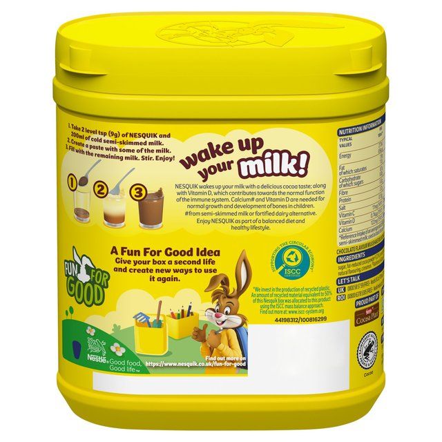 Nesquik Chocolate Milkshake Tub   500g