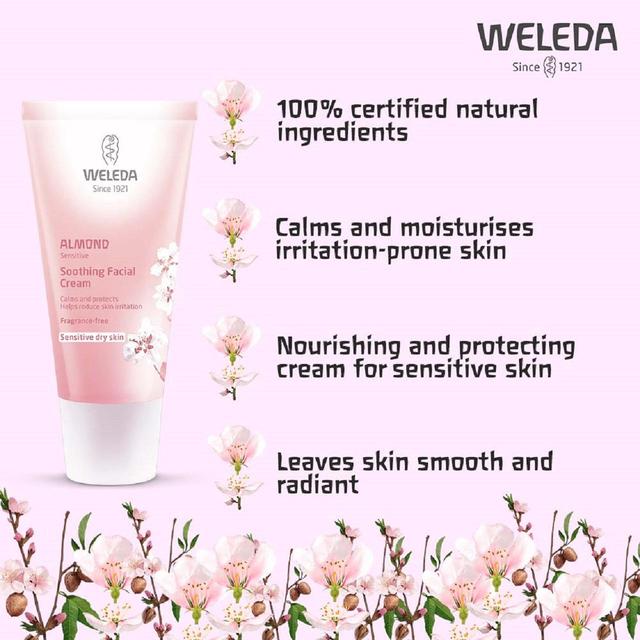 Weleda Natural Almond Soothing Facial Cream   30ml GOODS M&S   