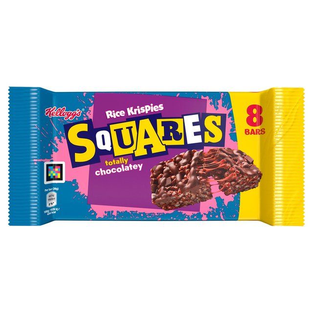 Kellogg's Squares Totally Chocolatey   8 x 34g