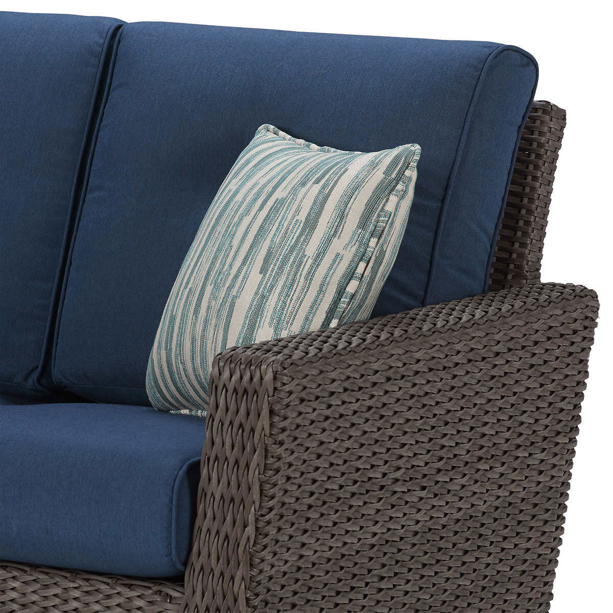 West Coast Casual 5 Piece Woven Sectional Patio Set GOODS Costco UK