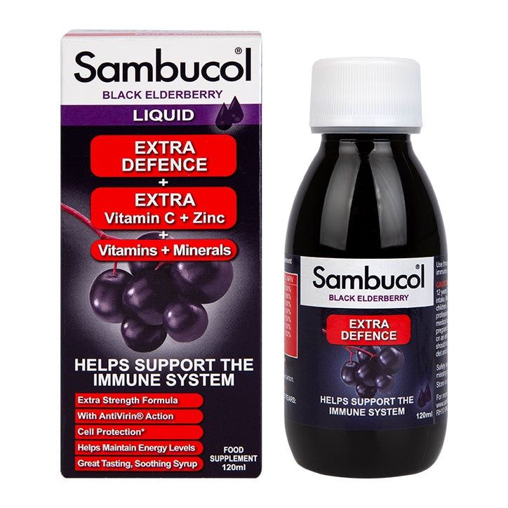 Sambucol Extra Defence Black Elderberry Liquid 120ml