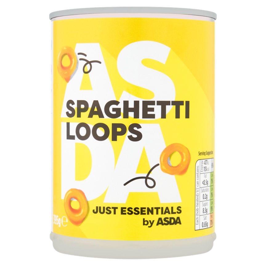 JUST ESSENTIALS by ASDA Spaghetti Loops in Tomato Sauce