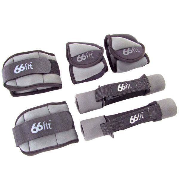 66fit Ankle, Wrist and Dumbbells Weight Set - 4kg