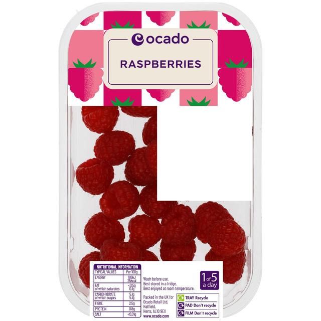 Ocado Raspberries   150g GOODS M&S   