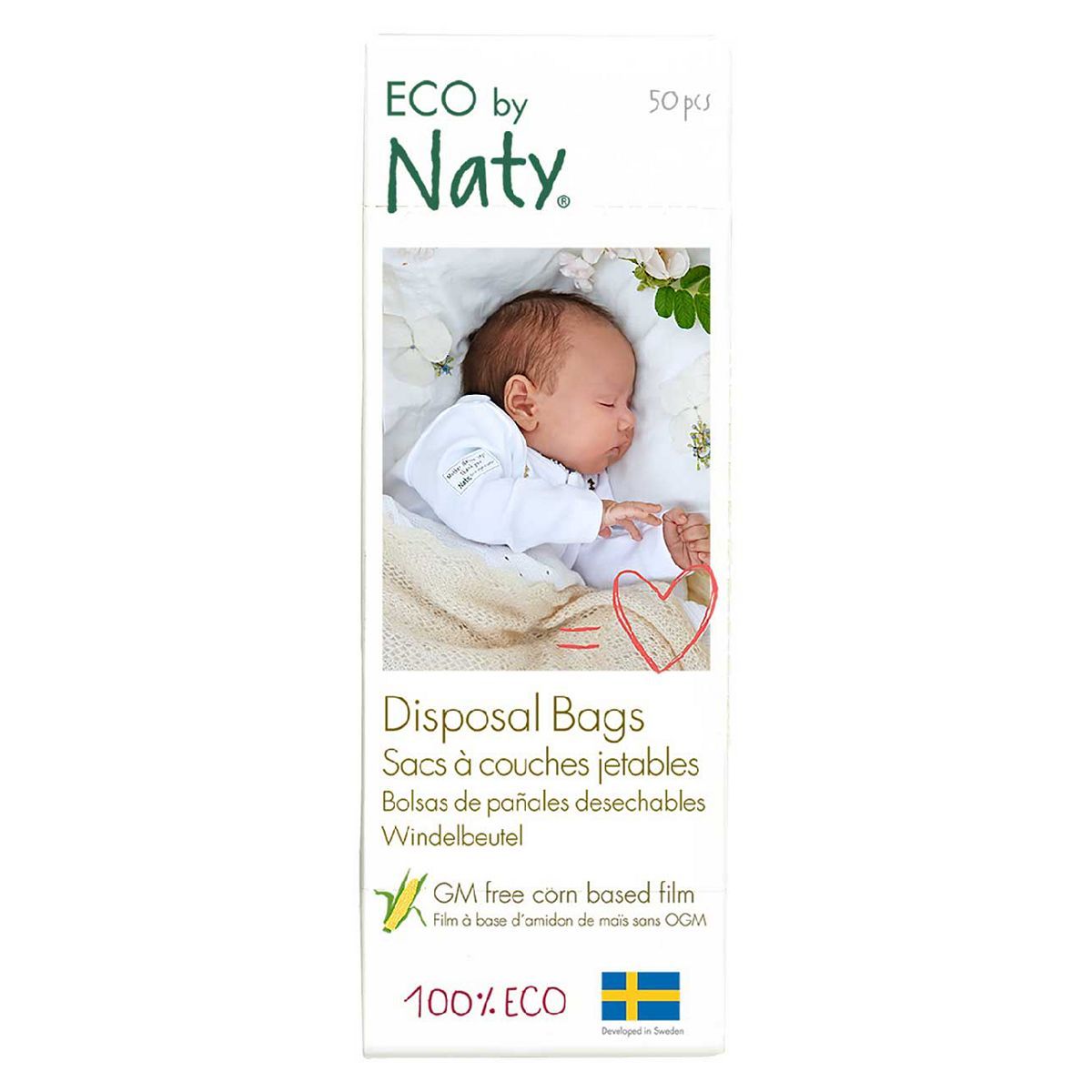 Naty Disposable Nappy Bags, single pack = 50 bags Baby Accessories & Cleaning Boots   