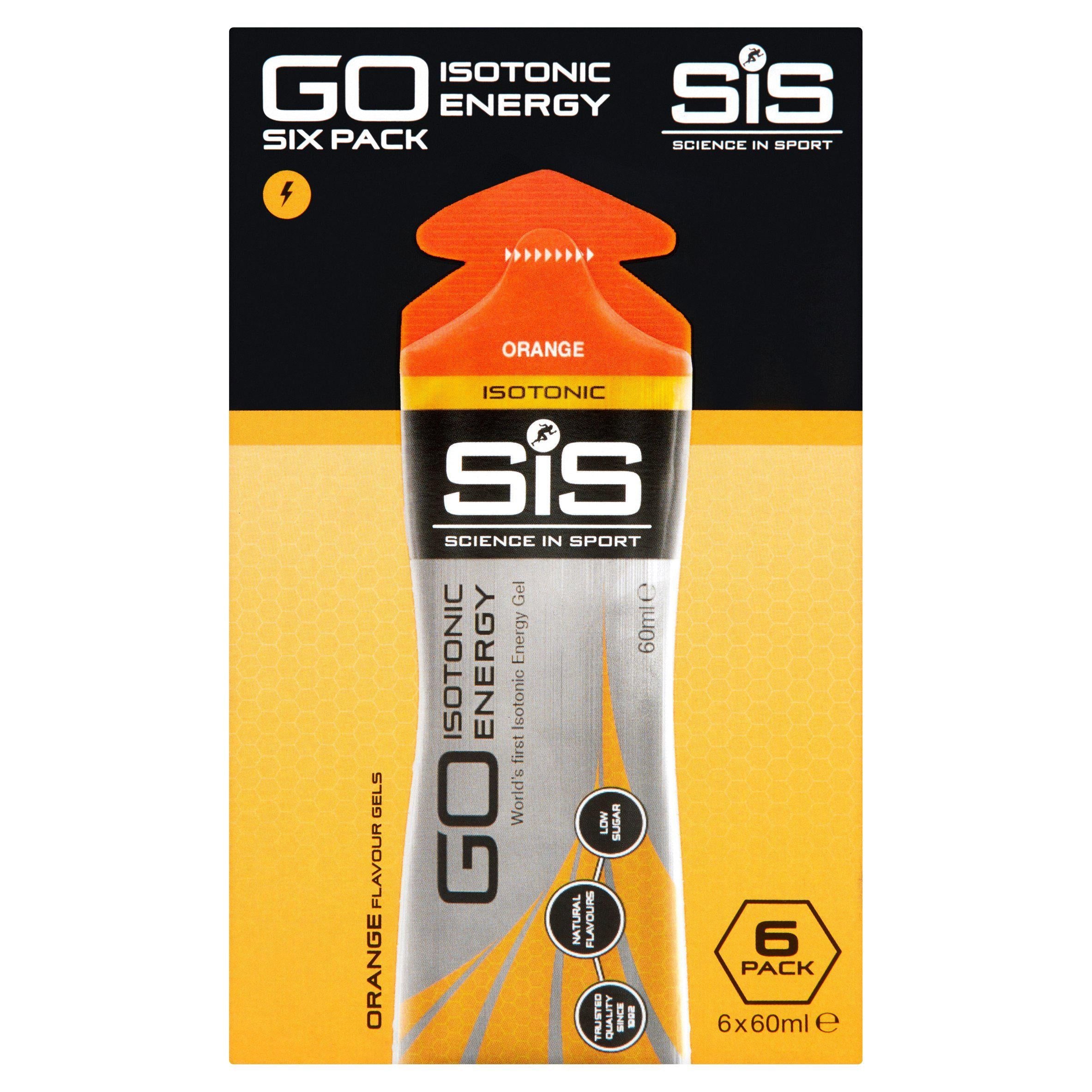 SiS GO Energy Gels Orange 6x60ml All Sainsburys   