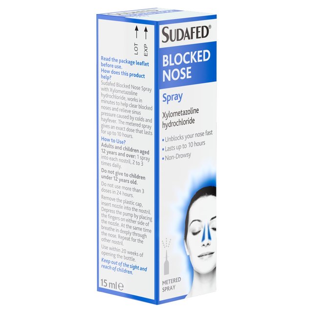 Sudafed Blocked Nose Spray   15ml