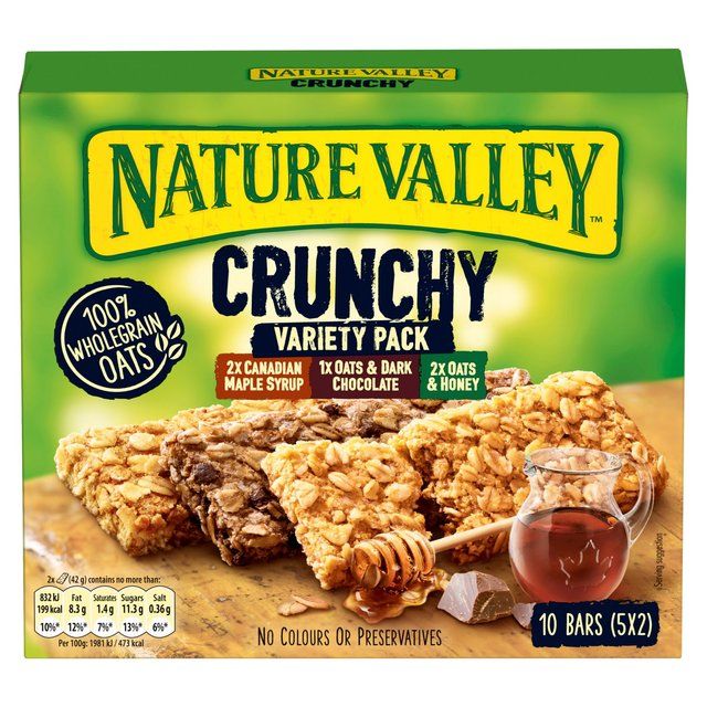 Nature Valley Crunchy Variety Pack Cereal Bars   5 x 42g GOODS M&S   