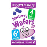 Kiddylicious Wafers Blueberry Baby Snack 6months+ Multipack 4x Baby Food ASDA   