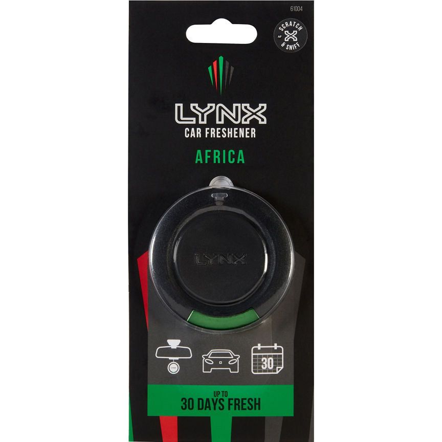 Lynx Scented Disc Car Freshener - Africa