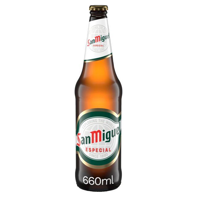 San Miguel Premium Lager Beer Bottle   660ml