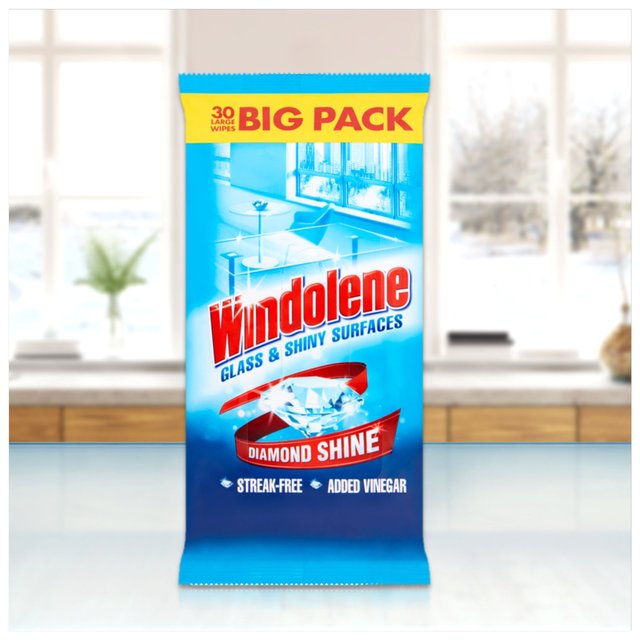 Windolene Window & Glass Cleaner Wipes   30 per pack