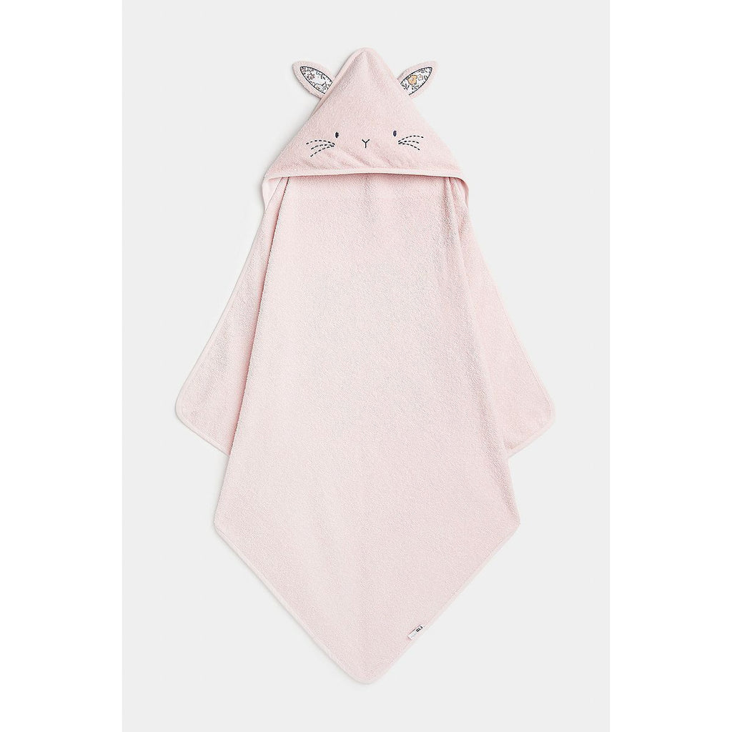 Mothercare Cuddle and Dry pink bunny