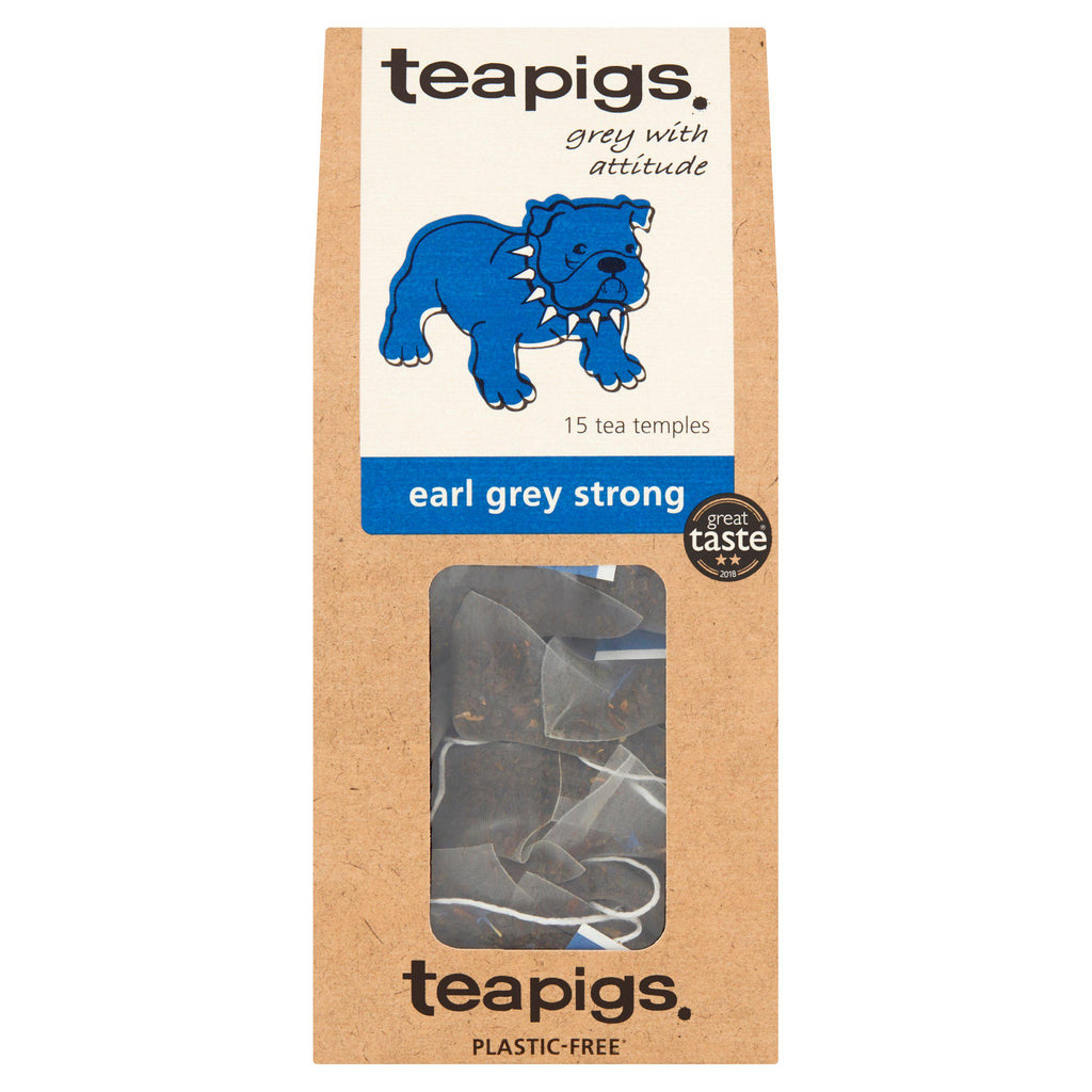 Teapigs Earl Grey Strong Biodegradable Tea Temples x15