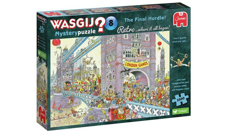 Wasgij Retro The Final Hurdle 1000 Piece Jigsaw Puzzle