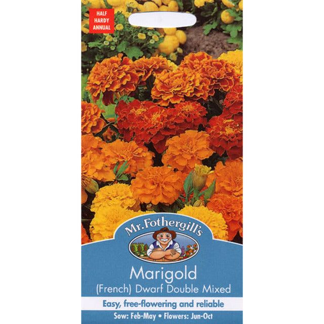 Mr Fothergill's Seeds - Marigold (French) Dwarf Double Mixed GOODS M&S   