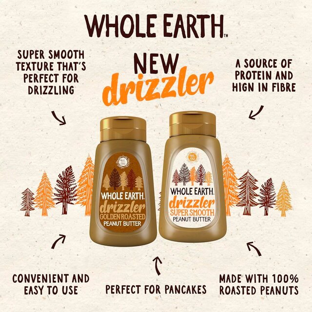 Whole Earth Drizzler Peanut Butter    320g