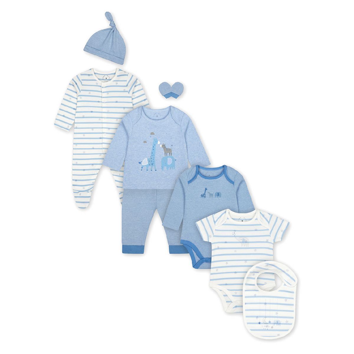 My First Blue Safari 6-Piece Starter Set GOODS Boots   