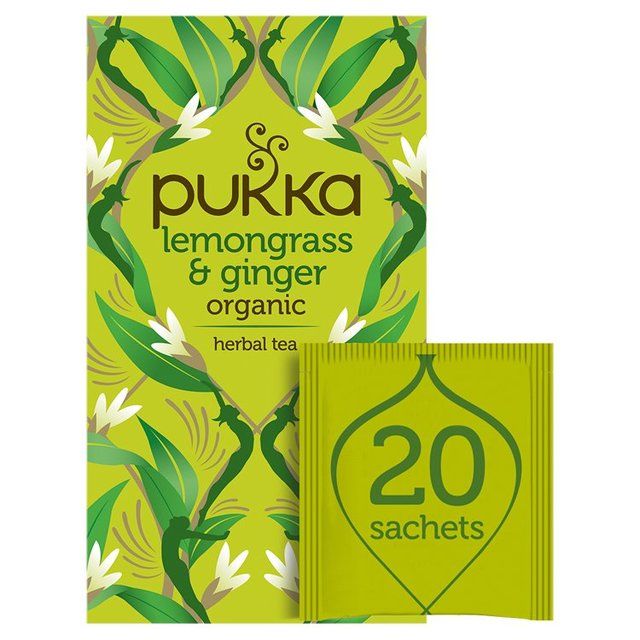 Pukka Tea Lemongrass & Ginger Tea   20 per pack GOODS M&S   