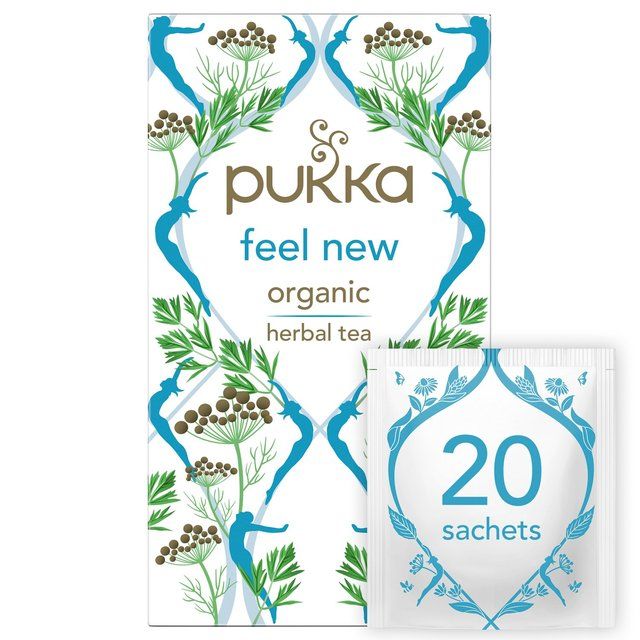 Pukka Tea Feel New Tea Bags   20 per pack