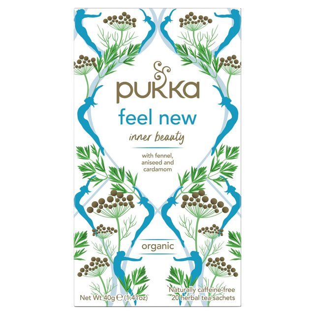 Pukka Tea Feel New Tea Bags   20 per pack