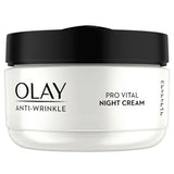 Olay Anti-Wrinkle Pro Vital Anti-Ageing Moisturiser Night Cream 50ml GOODS Boots   