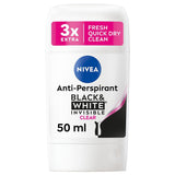 NIVEA Black & White Clear Anti-Perspirant Deodorant Stick 50ml GOODS Boots   