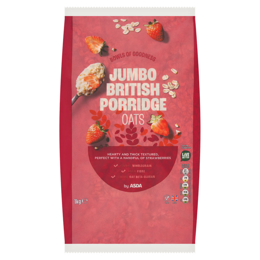 ASDA Jumbo British Porridge Oats 1kg