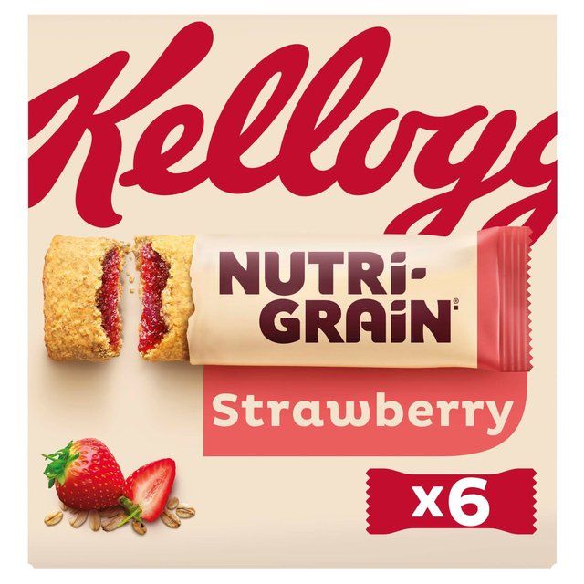 Kellogg's Nutrigrain Strawberry   6 per pack