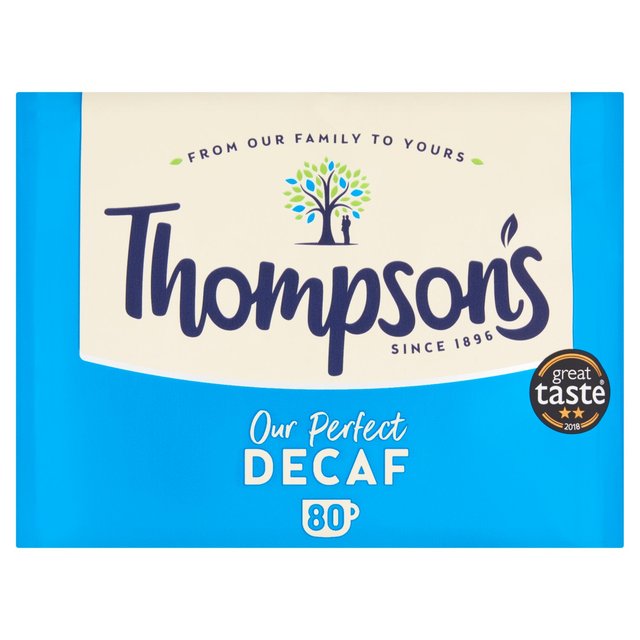 Thompsons Punjana Decaffeinated Tea Bags   80 per pack