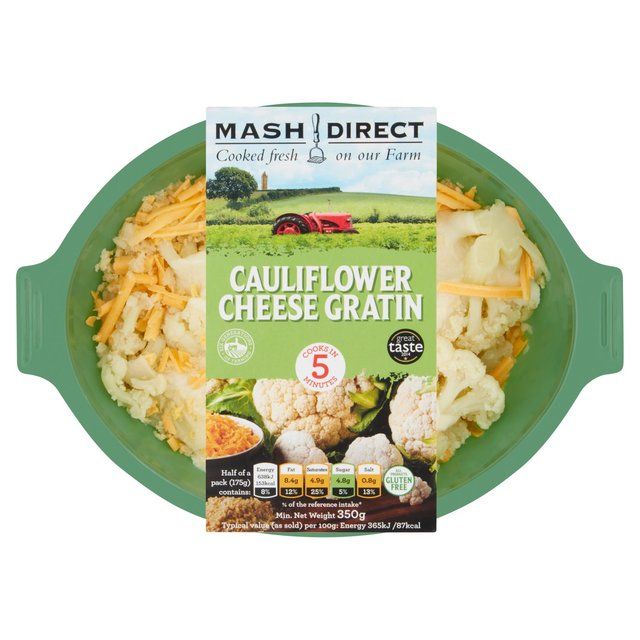 Mash Direct Cauliflower Cheese Gratin   350g