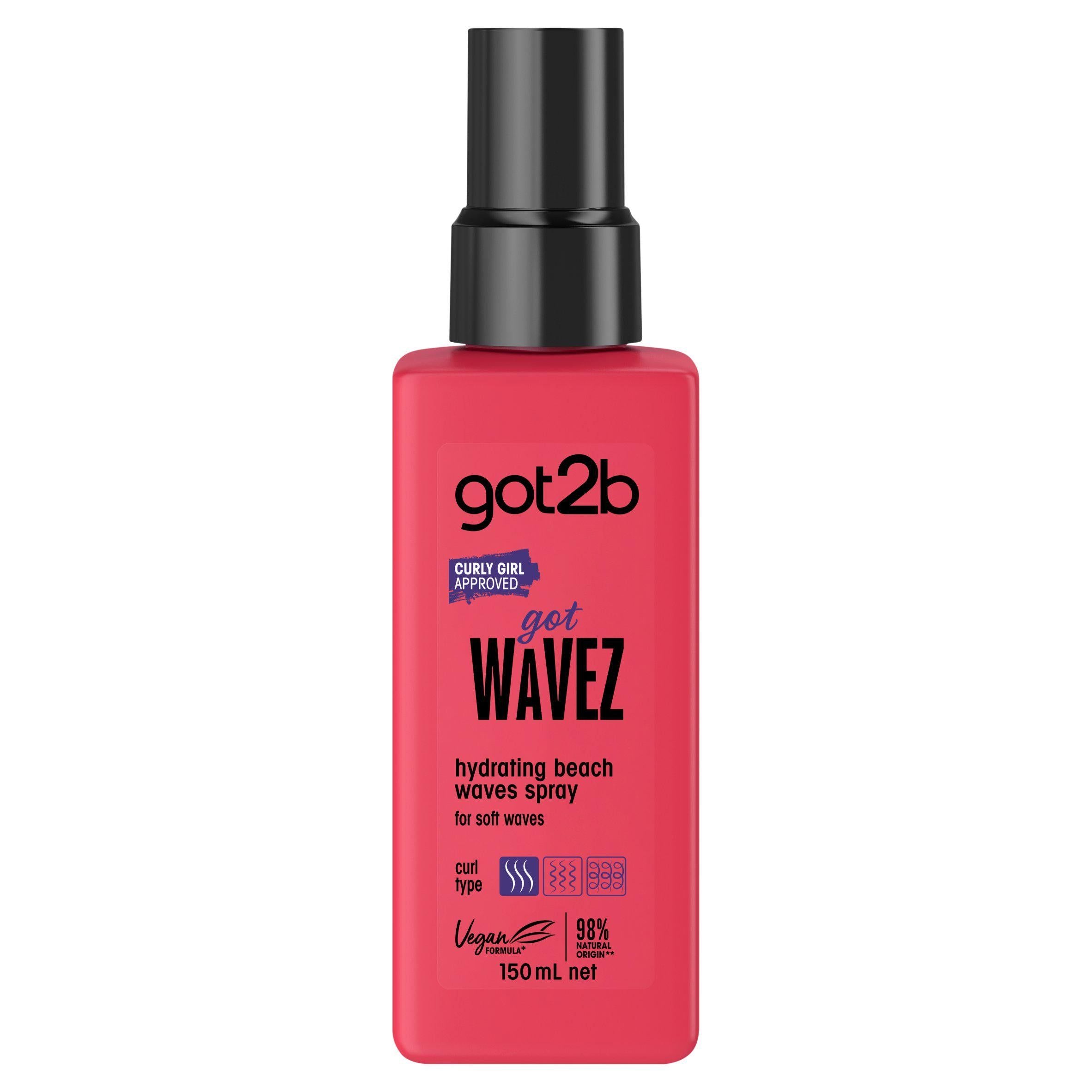 Schwarzkopf Got2b Beach Waves Hydrating Gotcurlz Hair Spray 150ml GOODS Sainsburys   