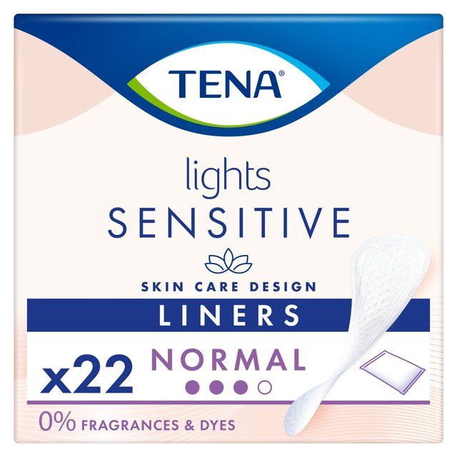 Lights by TENA Incontinence Liners Single Wrap   22 per pack GOODS M&S   