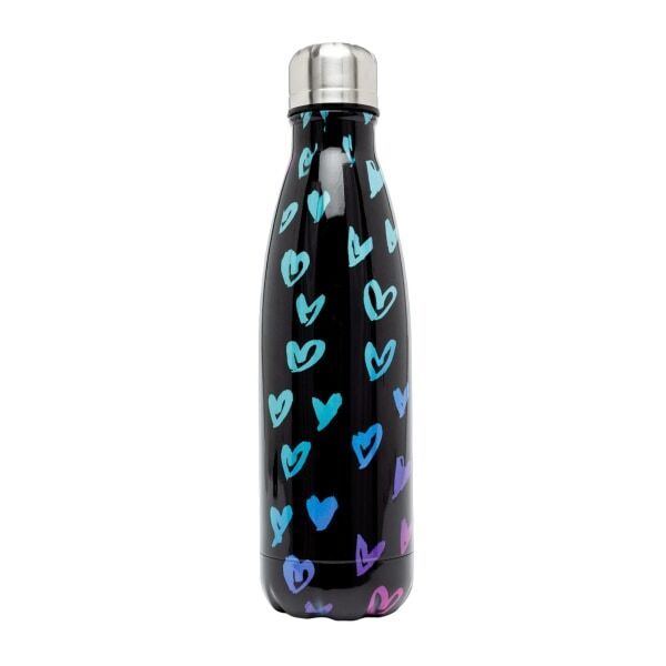 Hype Scribble Heart Crest Water Bottle