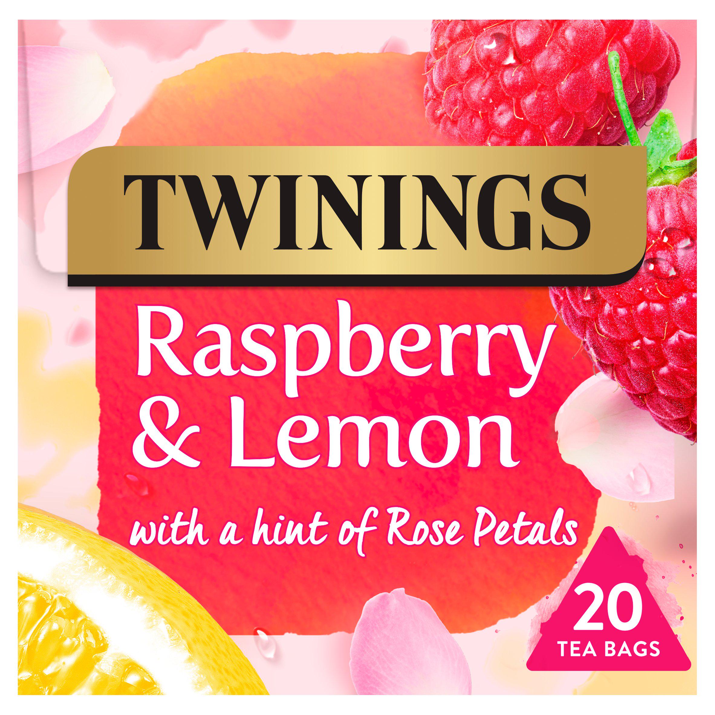 Twinings Raspberry & Lemon Fruit Tea, 20 Tea Bags All tea Sainsburys   