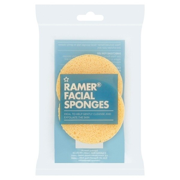 Superdrug Ramer Facial Sponge Twin Pack