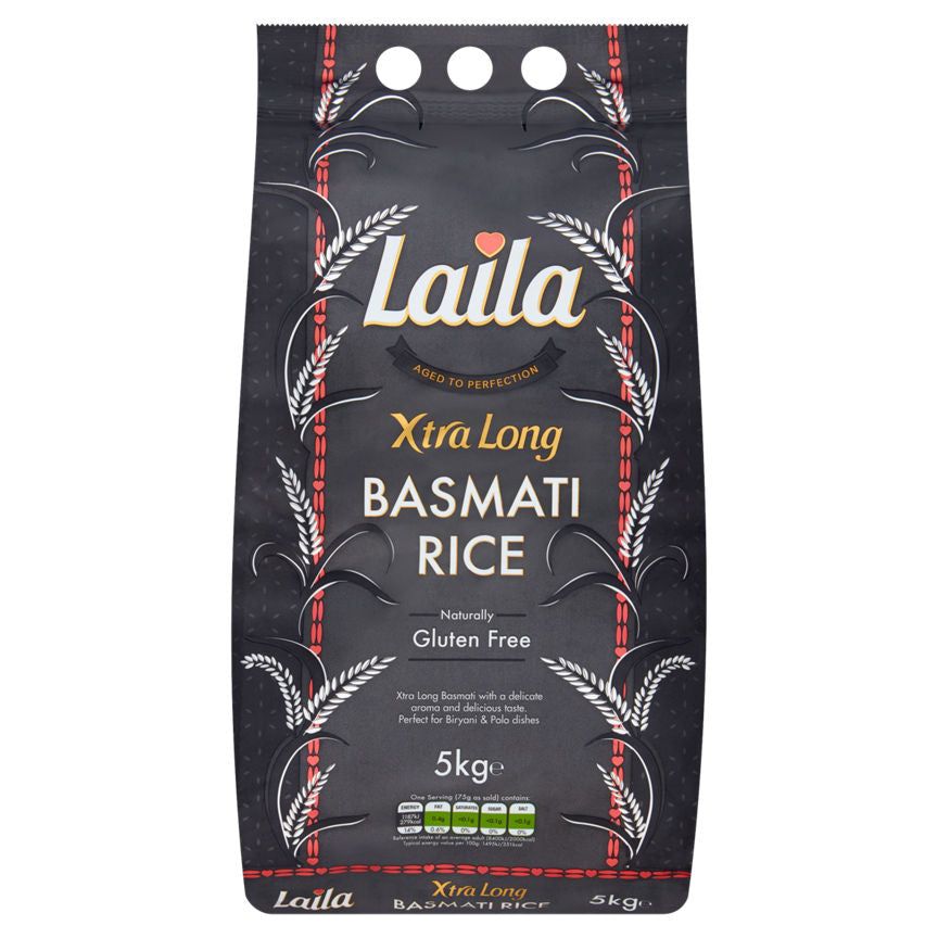 Laila Supreme Extra Long Rice Grains GOODS ASDA   