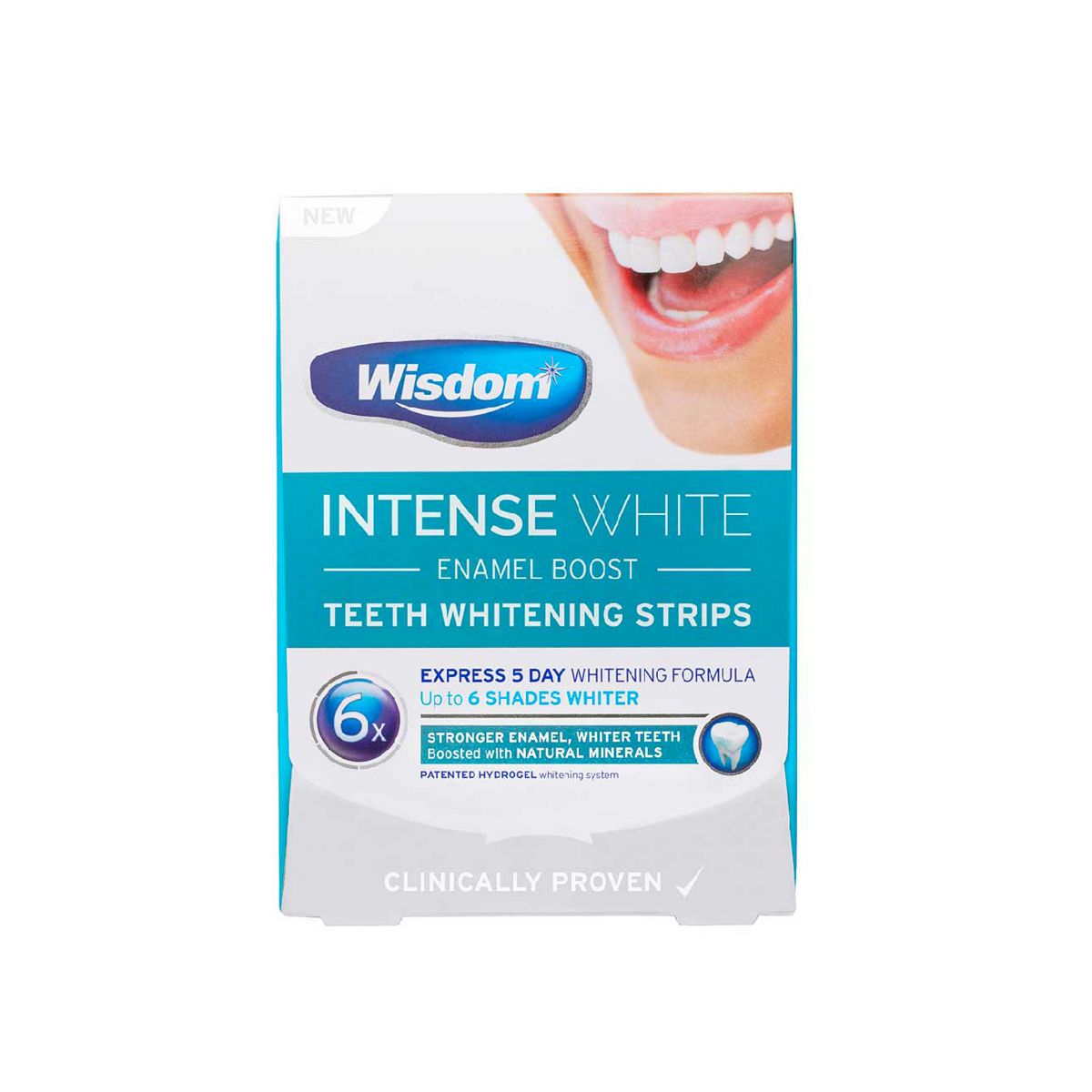 Wisdom Intense White Enamel Boost Teeth Whitening Strips 5s Dental Boots   