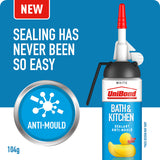 UniBond UniBond Bath & Kitchen Sealant Easy Pulse White DIY ASDA   