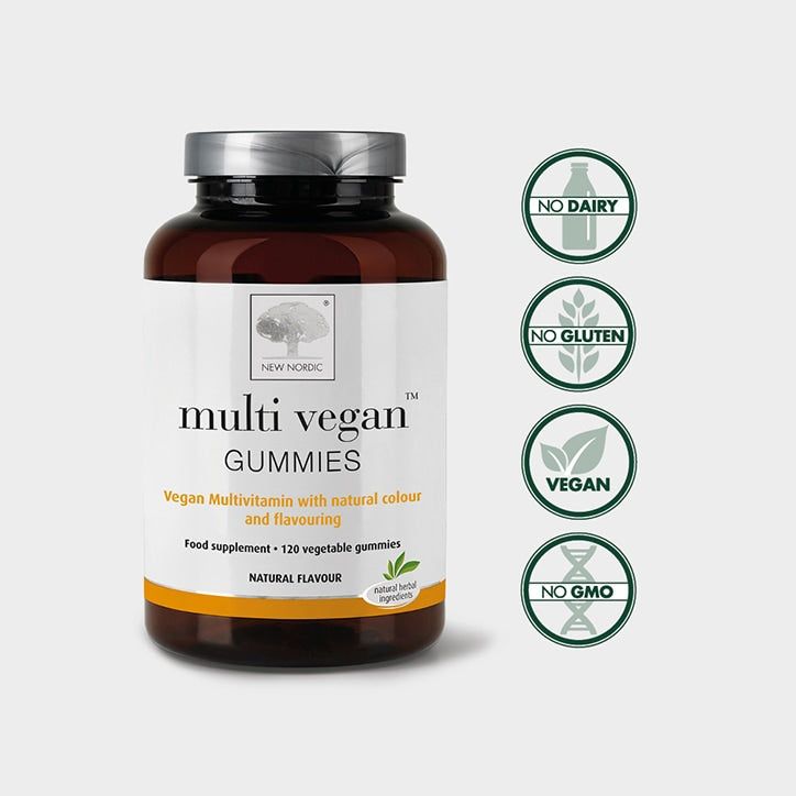 New Nordic Multi Vegan 120 Gummies Vegan Vitamins & Supplements Holland&Barrett   