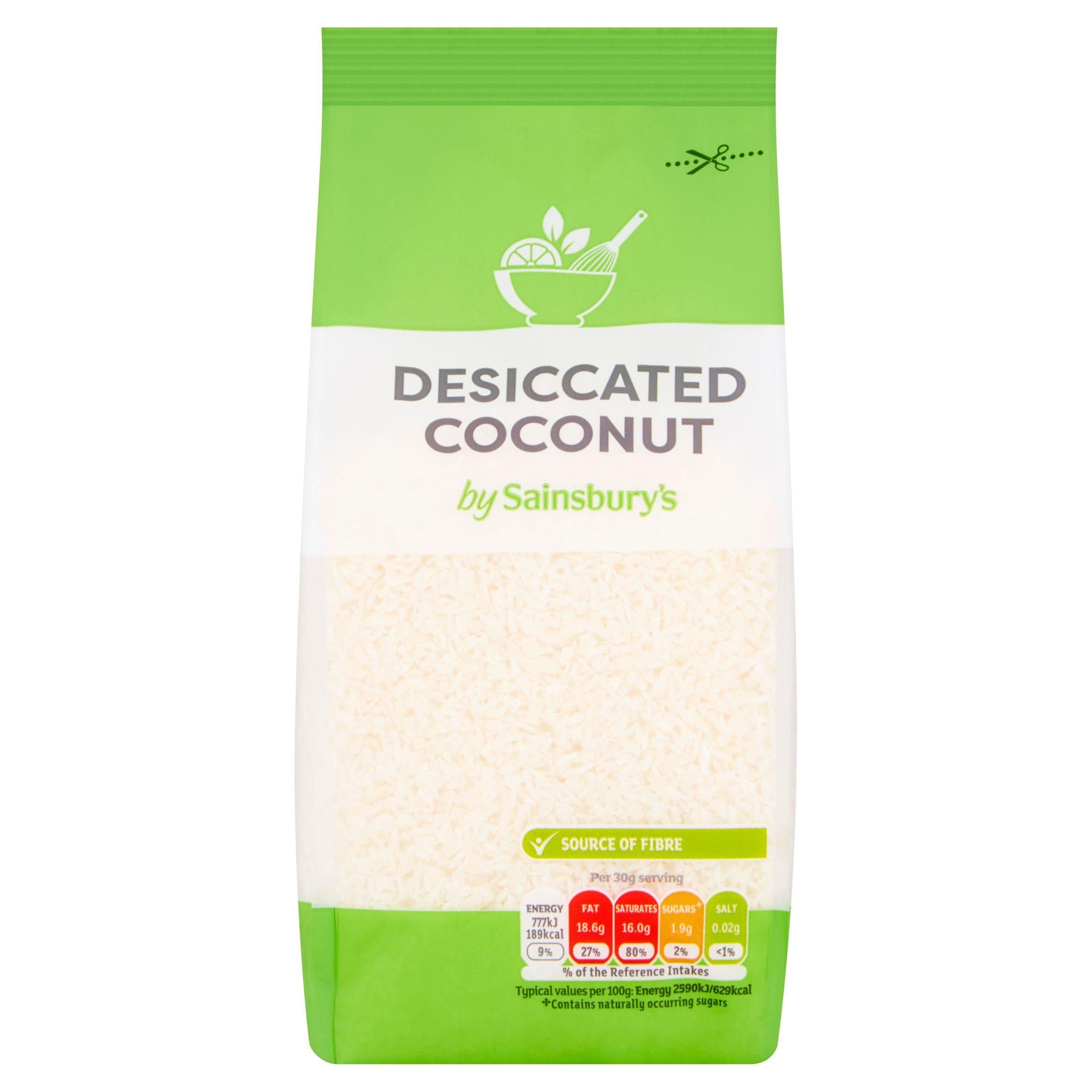 Sainsbury's Desiccated Coconut 250g Nuts & seeds Sainsburys   