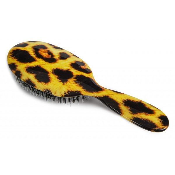 Rock & Ruddle Leopard Print Large Pure Bristle Hairbrush