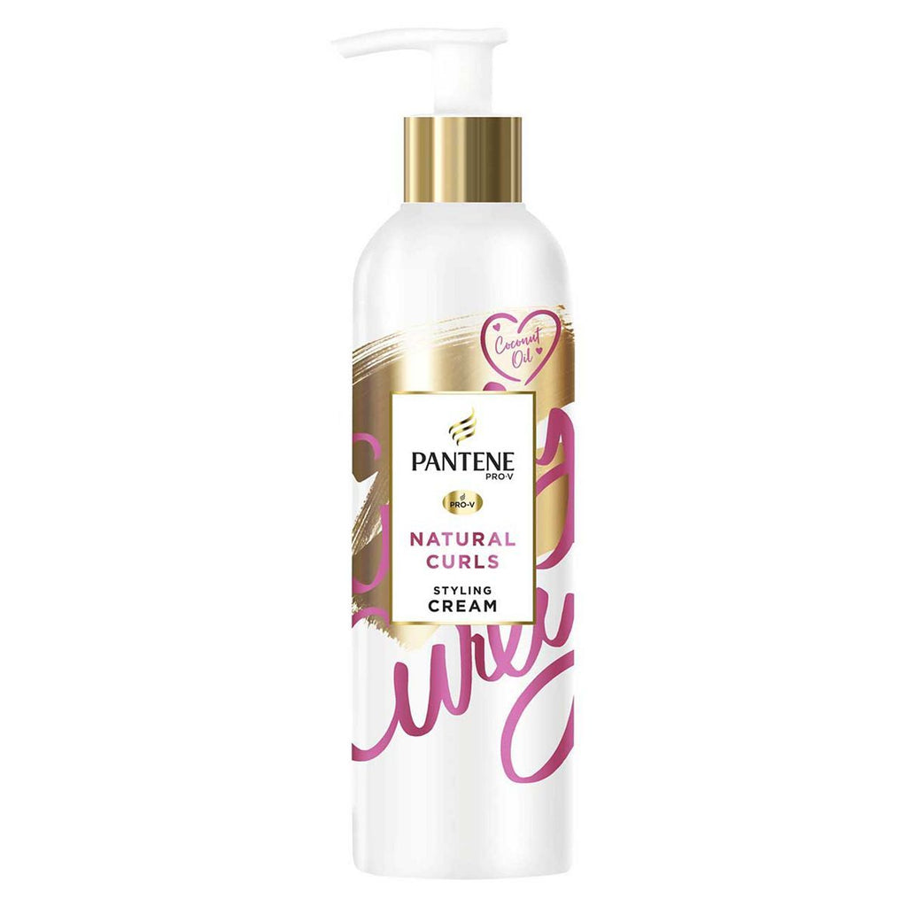 Pantene Natural Curls Styling & Heat Protection Hair Cream with Coconut Oil 235ml