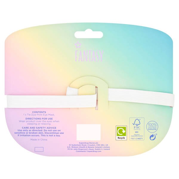 Superdrug Fantasy Tie Dye Sleep Mask